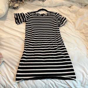 J crew striped dress